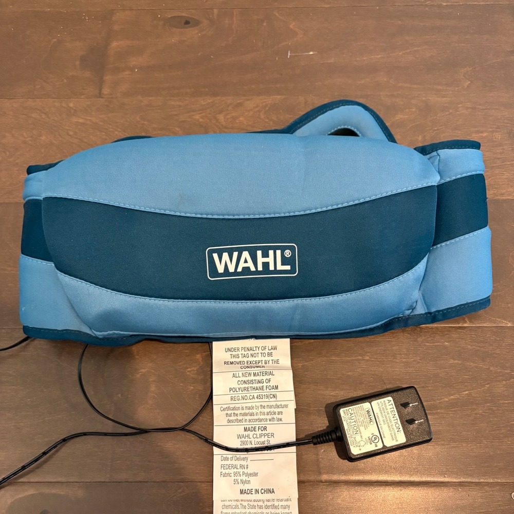 Wahl Heat Massager Unisex OS Blue Deep Tissue Neck Shoulder Back Wrap 8055